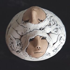 Vintage 1988 Jude Holdsworth Face Trinket Box